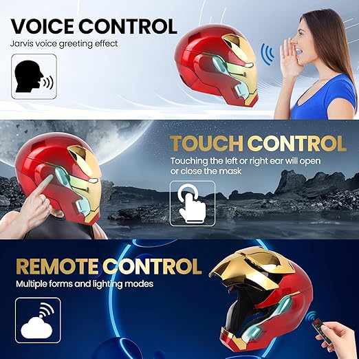 HEROGENE® MK50 IRON MAN CASQUE